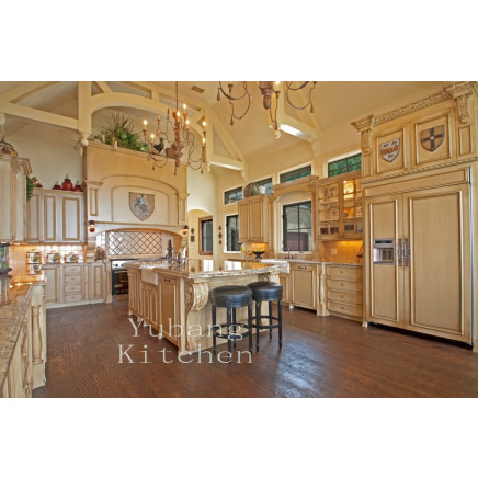 Solid Wood Kitchen Cabinet #205