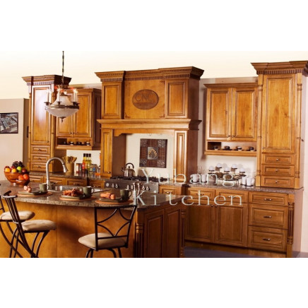 Solid Wood Kitchen Cabinet #213