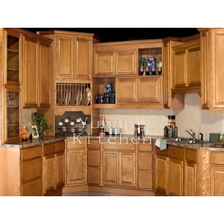 Solid Wood Kitchen Cabinet #215