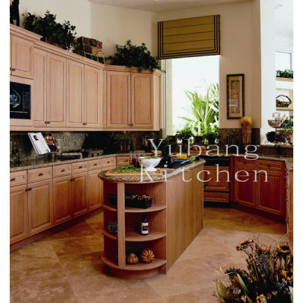 Solid Wood Kitchen Cabinet #225