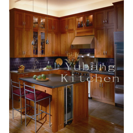 Solid Wood Kitchen Cabinet #240 Classic Kitchen Furniture