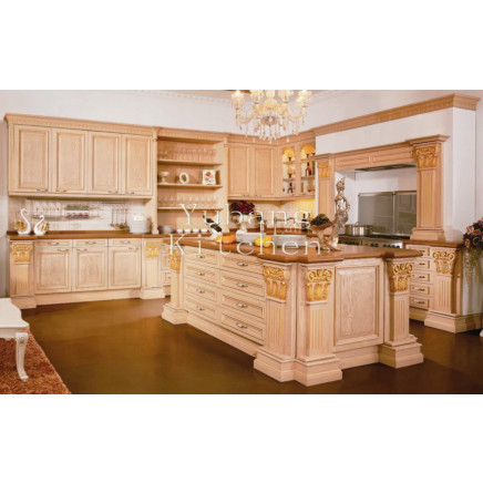Solid Wood Kitchen Cabinet #279