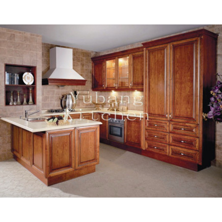 Solid Wood Kitchen Cabinet #280