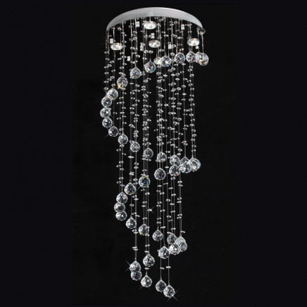 Spiral Chandelier Children Ceiling Crystal Lamp Em2301-4L