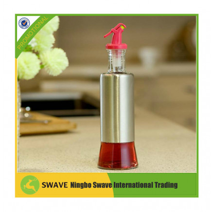 Stainless Steel, Glass and Plastic Oil&Vinegar Bottle Y95154