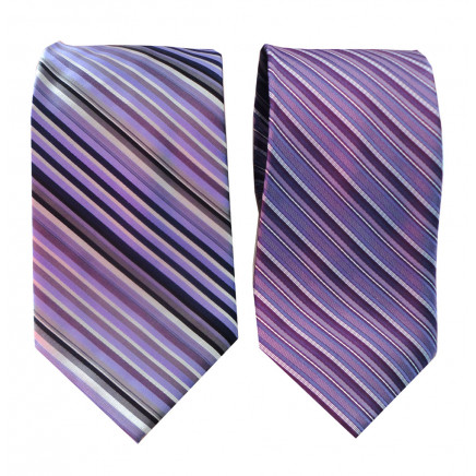 Striped Ties Silk and Polyester