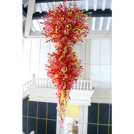 Superior Quality Hand Blown Glass Chandelier for Hotel Decoration