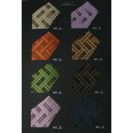 Swatch Book For Necktie Fashion Designs