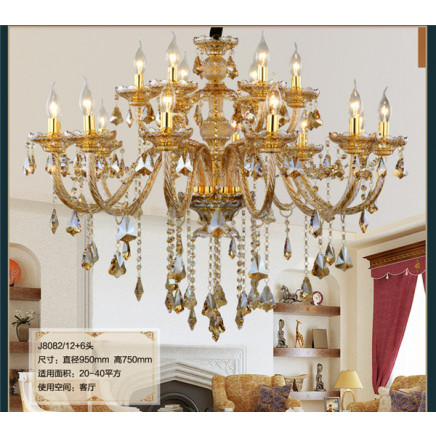 Top Quality Fancy Hotel and Home Decor Candle Crystal Chandelier