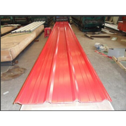 Top Selling Bright Red Corrugated Roofing Sheet for Steel Struction