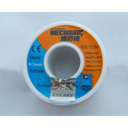 Mechanic Solder Wire Tin Lead 0.5mm