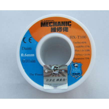 Mechanic Solder Wire Tin Lead 0.6mm