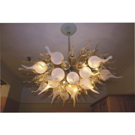 Unique Design Hand Blown Glass Chandelier for Home Decoration (YK-D112)