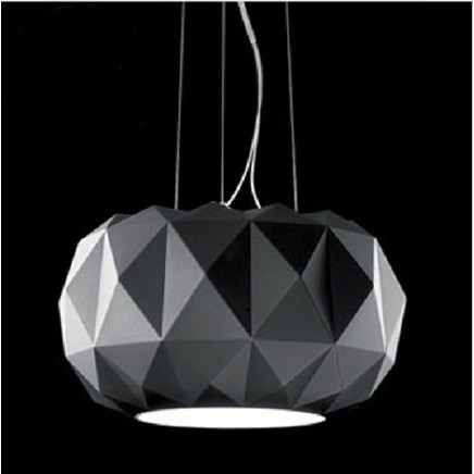 Very Special Home Glass Pendant Lamp Light in Black