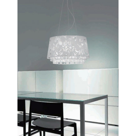 White Acrylic Pendant Light Modern (773S)