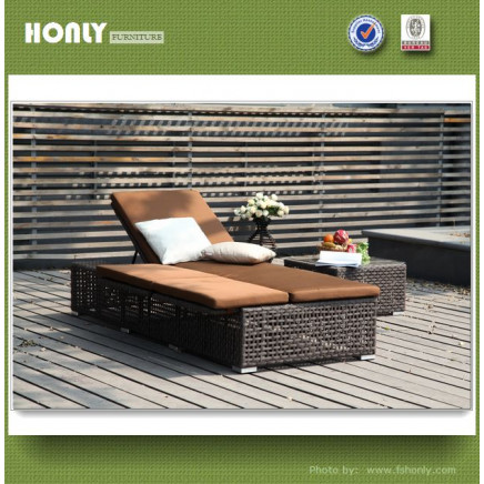 Wholesale Aluminium Rattan Fold Garden Sofa Metal Wicker Sofa Furniture