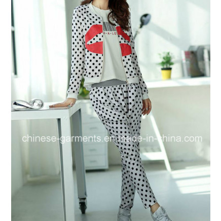 Wholesale Fashion Lipstick Printed Sportswear for Women