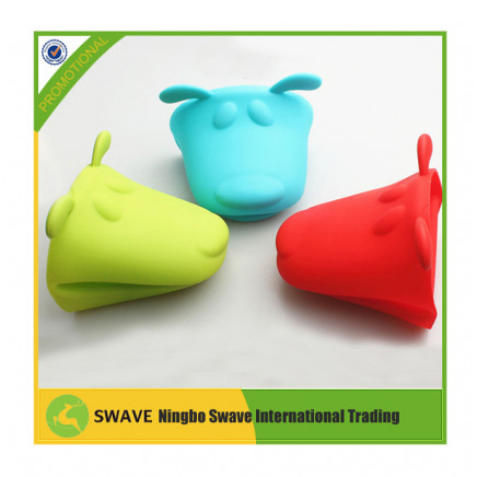 Wholesale Funny Animal Oven Mitt Silicone Pot Holder
