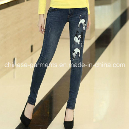 Wholesale Newest Printing Women Pants Jeans