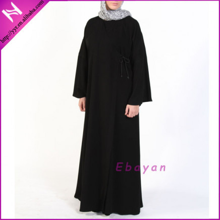 Wholesale Wrap Round Side Ribbon Women Kimono Abaya