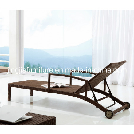 Wicker Aluminum Outdoor Rattan Beach Lounge Leisure Chair (JJ-S755)