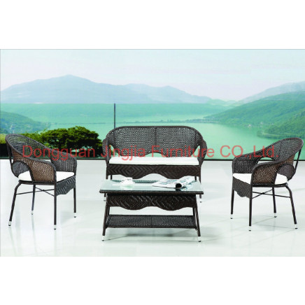 Wicker Leisure Patio Dining Outdoor Garden Rattan Furniture (JJ-S489)