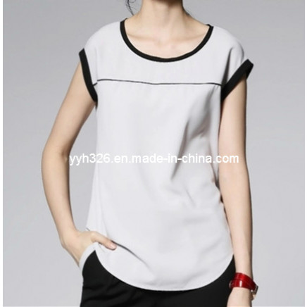 Woman's Upscale Chiffon Sleeveless Blouse Wholesale
