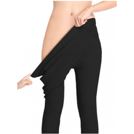 Women Winter Sexy Black Skinny Silm Cotton Pants