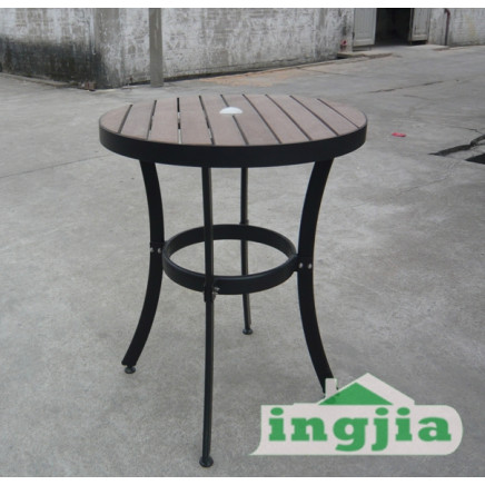 Wood Aluminium Hotel Restaurant Garden Leisure Table (JT-508A)
