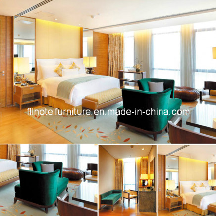 Wooden Hotel Bedroom Furniture Hotel Furniture for 5 Star (FLL-TF-005)