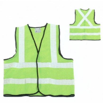 Yellow Fluorescent Roadway Reflective Vest Safety Jacket with CE Approved (MX-003)