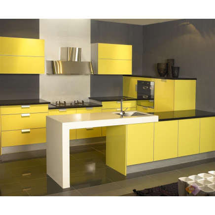 Yellow Kitchen Cabinet (ZH factory)