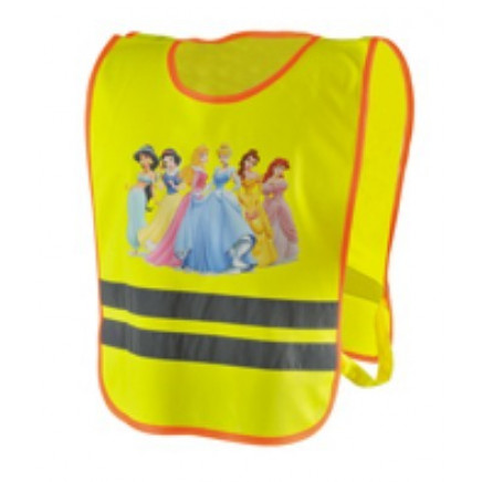 Yellow Velcro Children Safety Hi-Vis Vest with CE