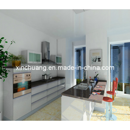 Zhihua Brand UV MDF High Gloss Kitchen Cabinets (DM9613)