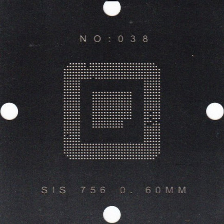 SIS 756 Stencil 80x80mm