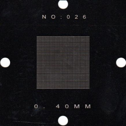 0.4mm Universal Stencil 80x80mm