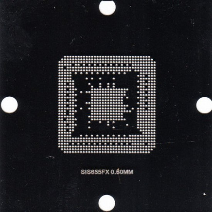 SIS 655FX Stencil 80x80mm
