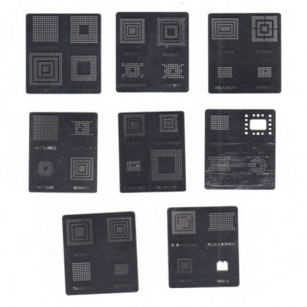8pcs Qualcomm BGA Stencil Templates Heat Directly