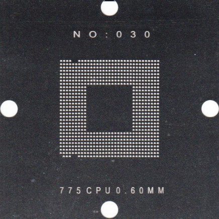 775 CPU Stencil 80x80mm