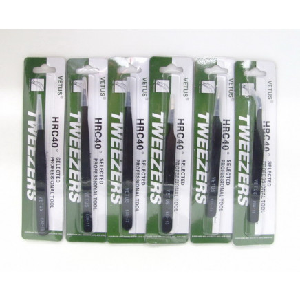 6PCS Anti-Static Tweezers