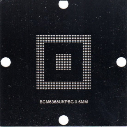 BCM6368UKPBG Stencil 80x80mm