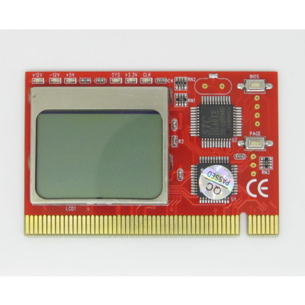 PCI Intelligent Debug Card with LCD Display