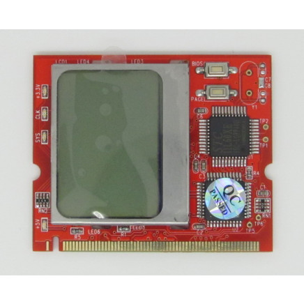 Mini PCI Intelligent Debug Card with LCD Display