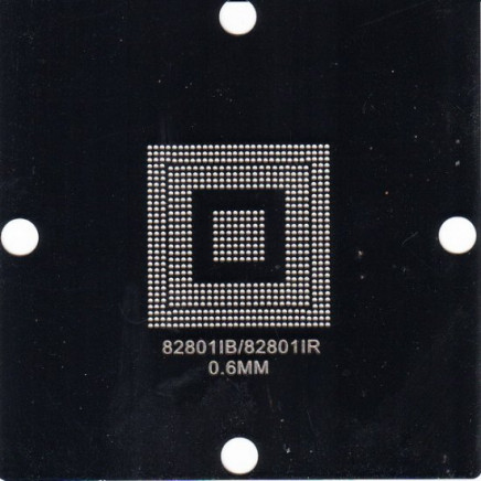 82801IB 82801IR Stencil 80x80mm