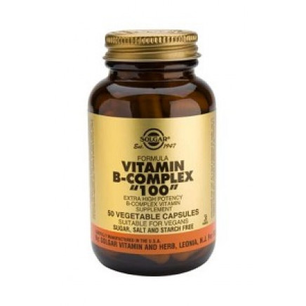 Formula Vitamin B-Complex "100" Vegetable Capsules