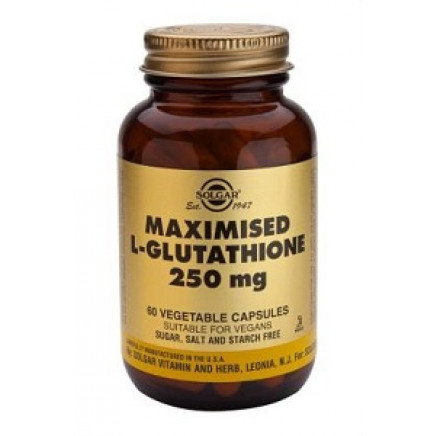 Maximised L-Glutathione Reduced 250 mg Vegetable Capsules