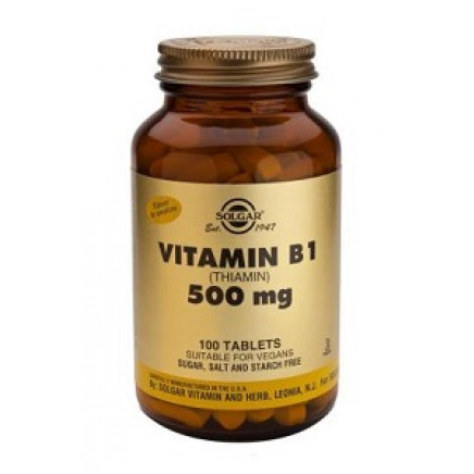 Vitamin B1 500 mg Tablets (Thiamin)