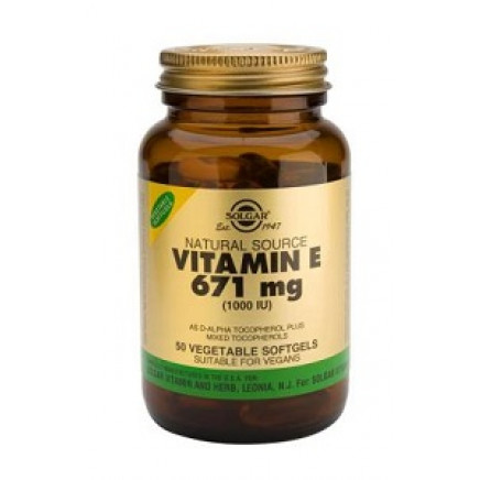Vitamin E 671 mg (1000 IU) Vegetable Softgels