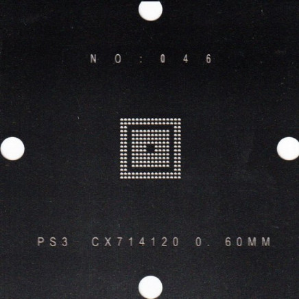 PS3 CXR714120 Stencil 80x80mm