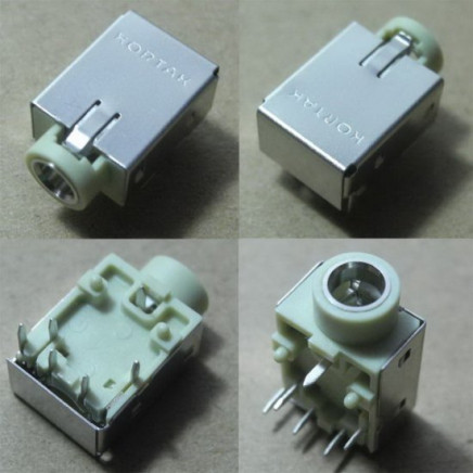 5pcs Earphone Jack 6pin AJ011